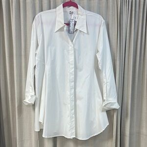 NWT Planet by Lauren G White Big Shirt